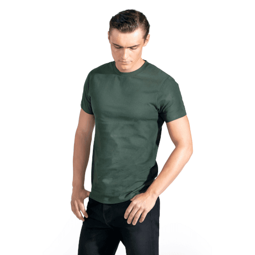 Crew-Neck Regular Forest Green