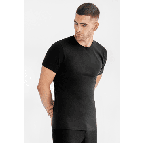 Crew-Neck Slim Black