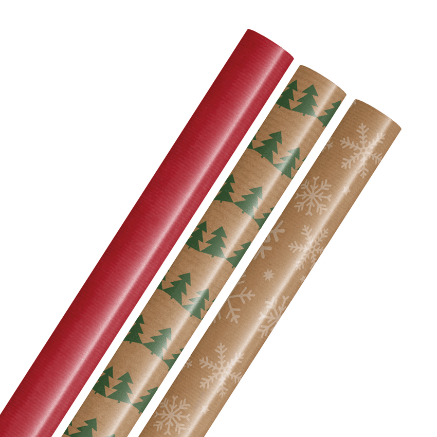 Julpapper kraft Paket 2