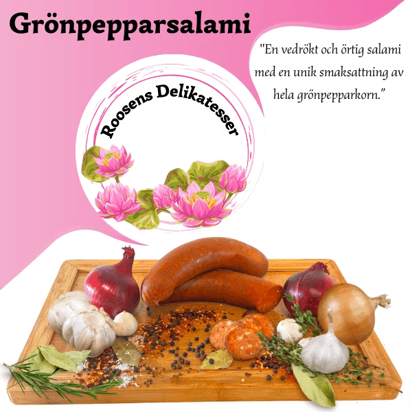 Grönpepparsalami - 1 pack